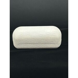 Oakley White Embossed Logo Hard Shell Sunglasses Case Lg Vault Eyewear Protector